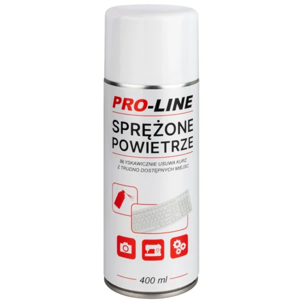 Compressed air for cleaning the electronics of sewing machines PRO-LINE spray 400mleng