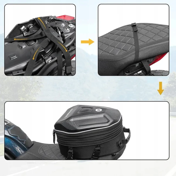 Rockbros 30140026001 motorcycle tank bag 35 l - blackeng