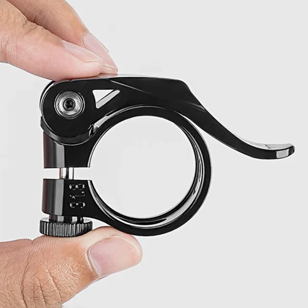 Rockbros 41210092001 bicycle seat clamp with quick release - blackeng
