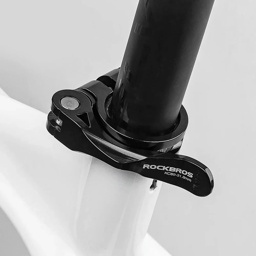 Rockbros 41210092001 bicycle seat clamp with quick release - blackeng