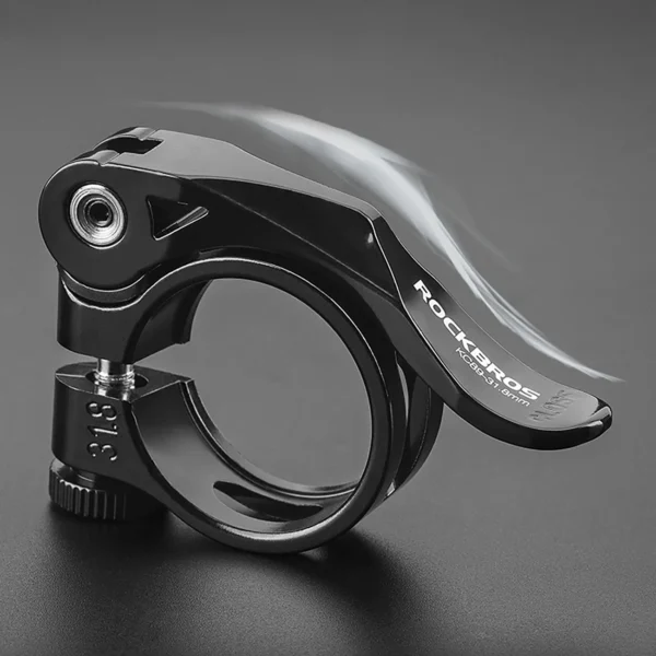 Rockbros 41210092001 bicycle seat clamp with quick release - blackeng
