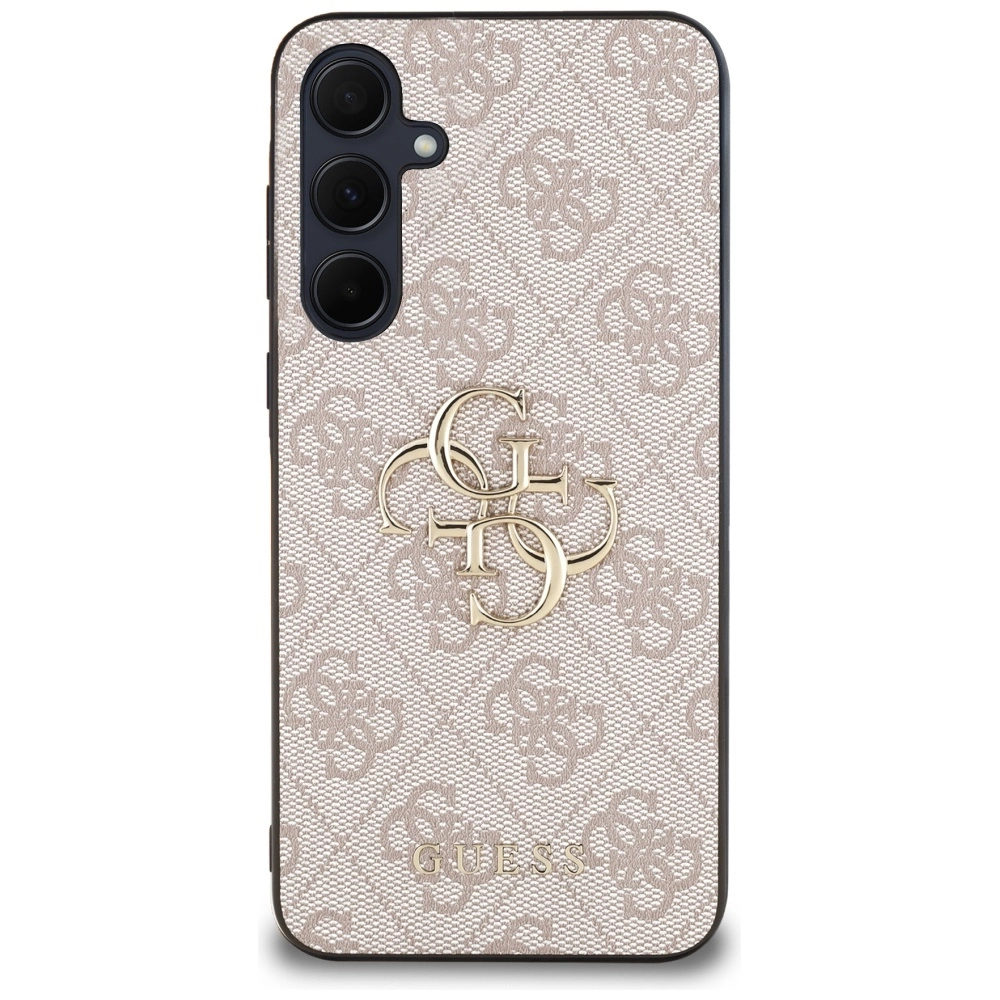 Guess 4G Big Metal Logo case for Samsung Galaxy A35 - pinkeng