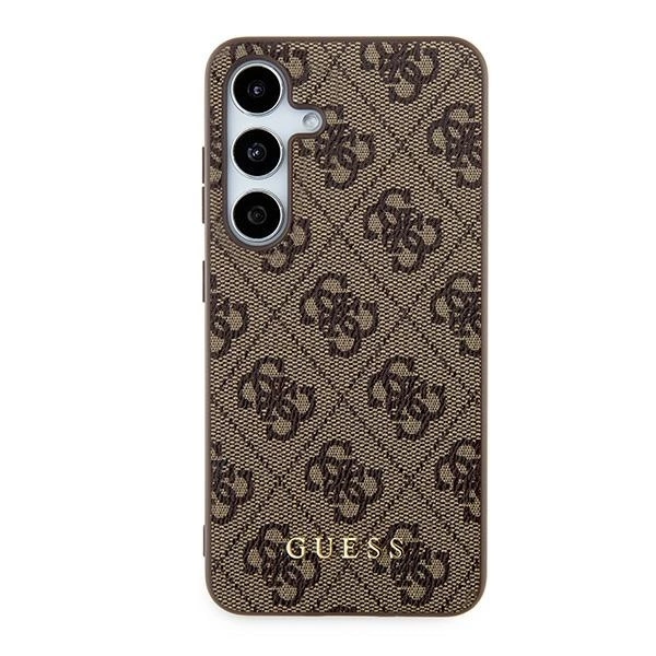 Guess 4G Metal Gold Logo case for Samsung Galaxy A55 - browneng