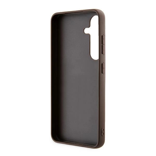 Guess 4G Metal Gold Logo case for Samsung Galaxy A55 - browneng