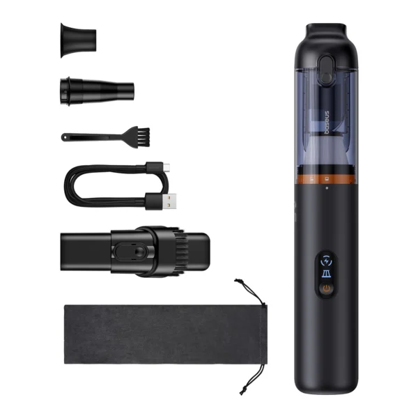 Baseus A5 Air car vacuum cleaner 12000Pa 90W - blackeng