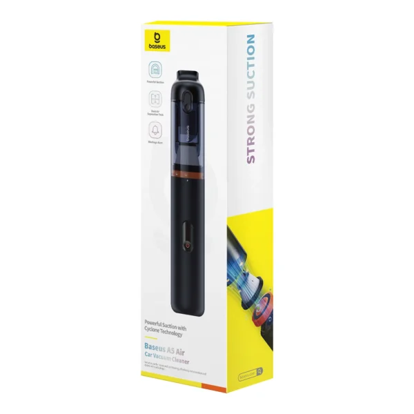 Baseus A5 Air car vacuum cleaner 12000Pa 90W - blackeng