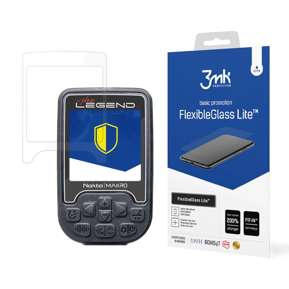 3mk FlexibleGlass Lite™ hybrid glass on Nokta Makro The Legend (frame)eng