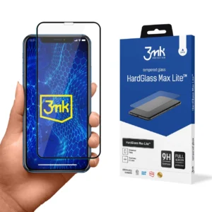 Tempered glass 3mk HardGlass Max Lite Black for Apple iPhone Xreng