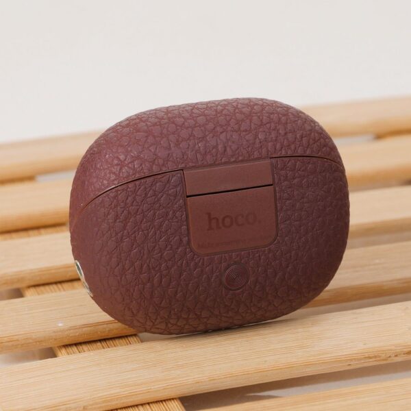 16de5c82b7c32a095fbda826868303e2 HOCO wireless earphones bluetooth TWS EQ23 brown