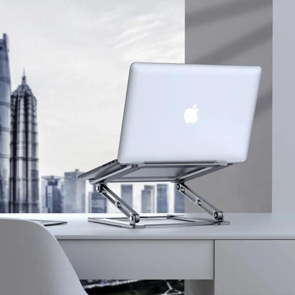 Tech-Protect ULS400 universal foldable stand for laptops up to 17" - grayeng