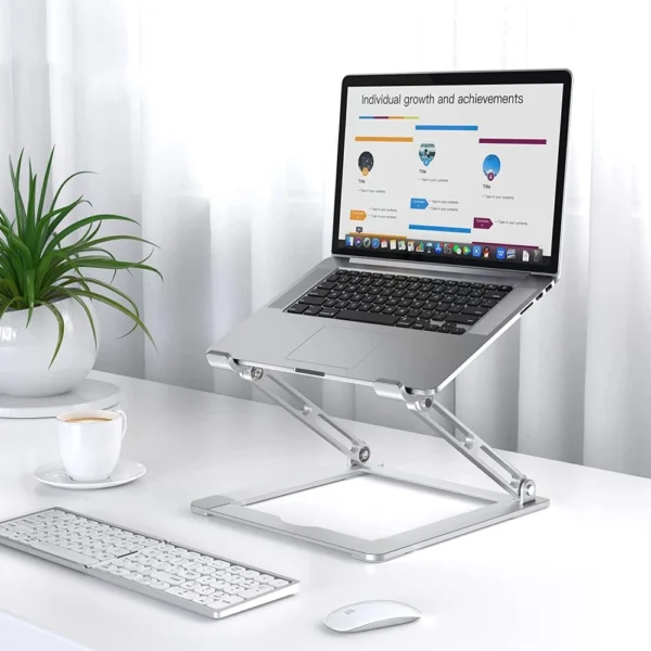 Tech-Protect ULS400 universal foldable stand for laptops up to 17" - grayeng