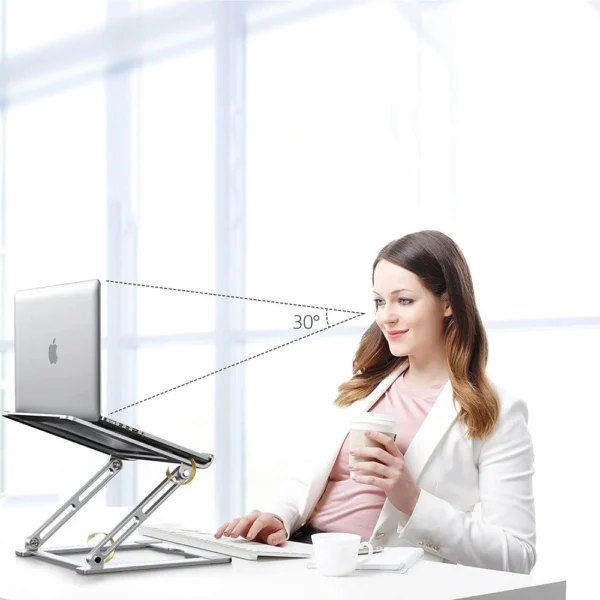 Tech-Protect ULS400 universal foldable stand for laptops up to 17" - grayeng