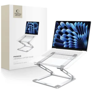 Tech-Protect ULS400 universal foldable stand for laptops up to 17" - silvereng