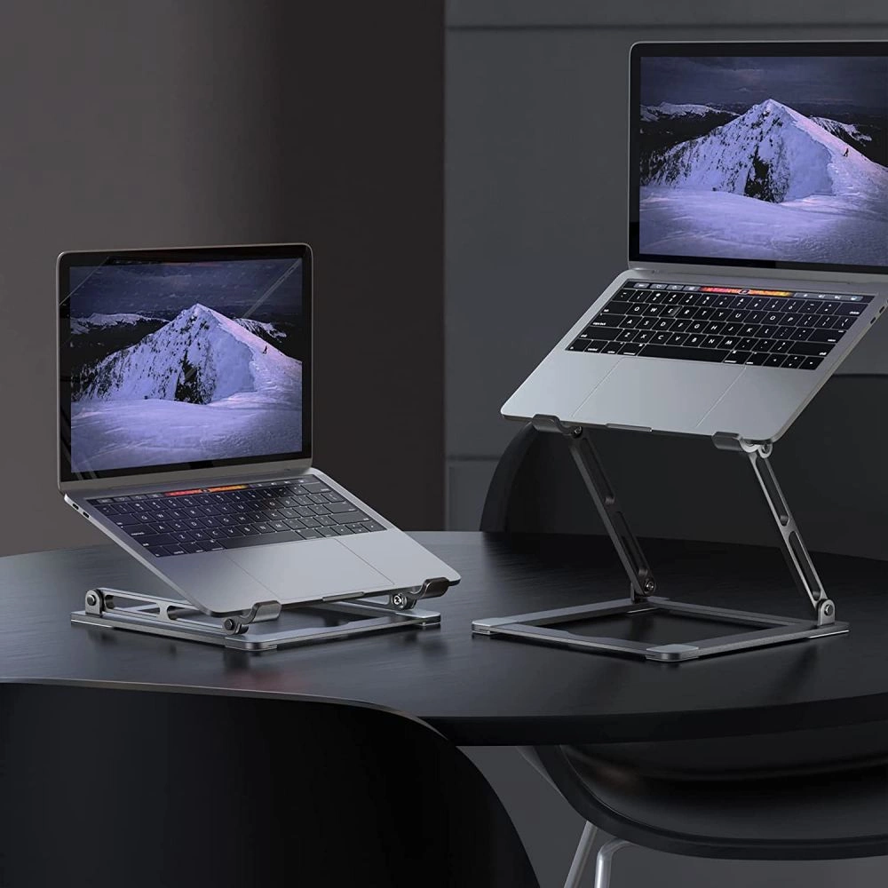 Tech-Protect ULS400 universal foldable stand for laptops up to 17" - silvereng