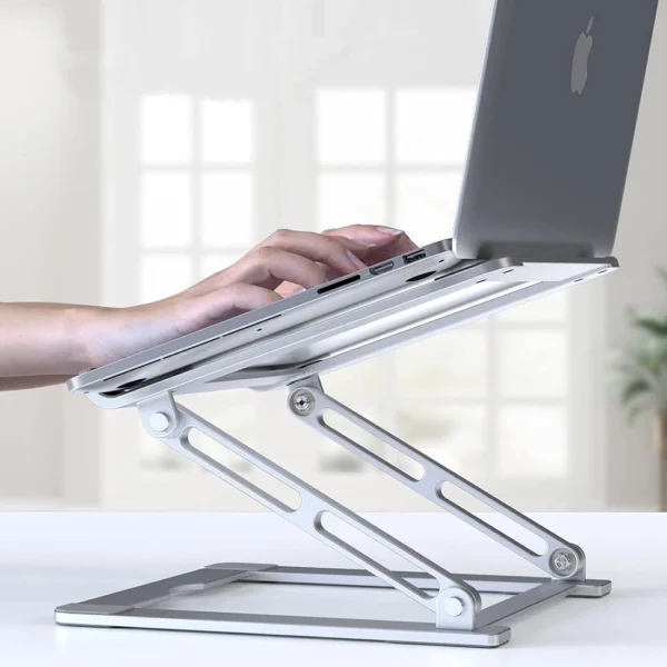 Tech-Protect ULS400 universal foldable stand for laptops up to 17" - silvereng
