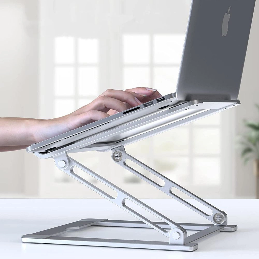 Tech-Protect ULS400 universal foldable stand for laptops up to 17" - silvereng