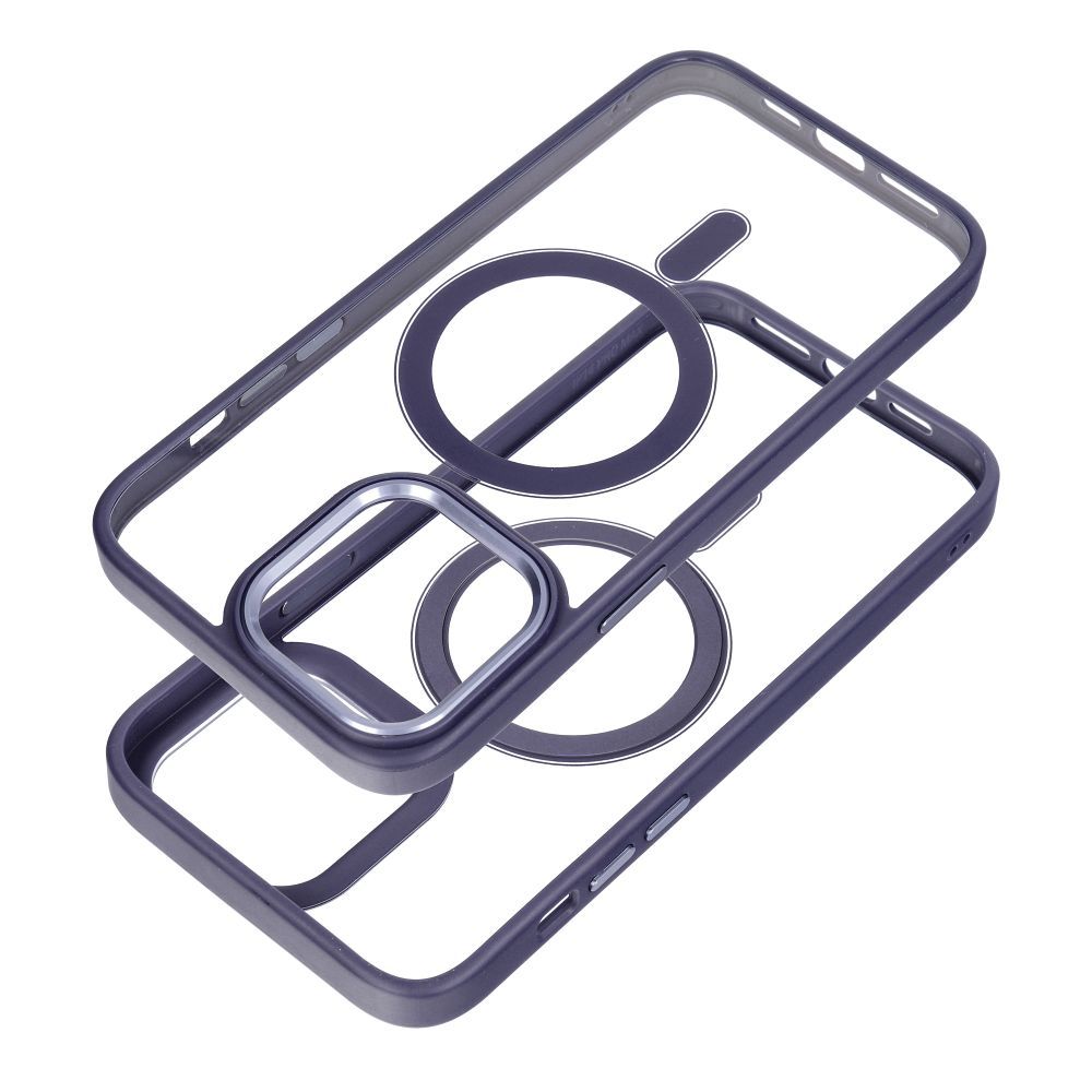 COLOR EDGE MAG COVER case compatible with MagSafe for SAMSUNG A17 deep purple