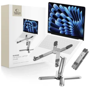 Tech-Protect ULS200 universal stand for laptops up to 16" - silvereng