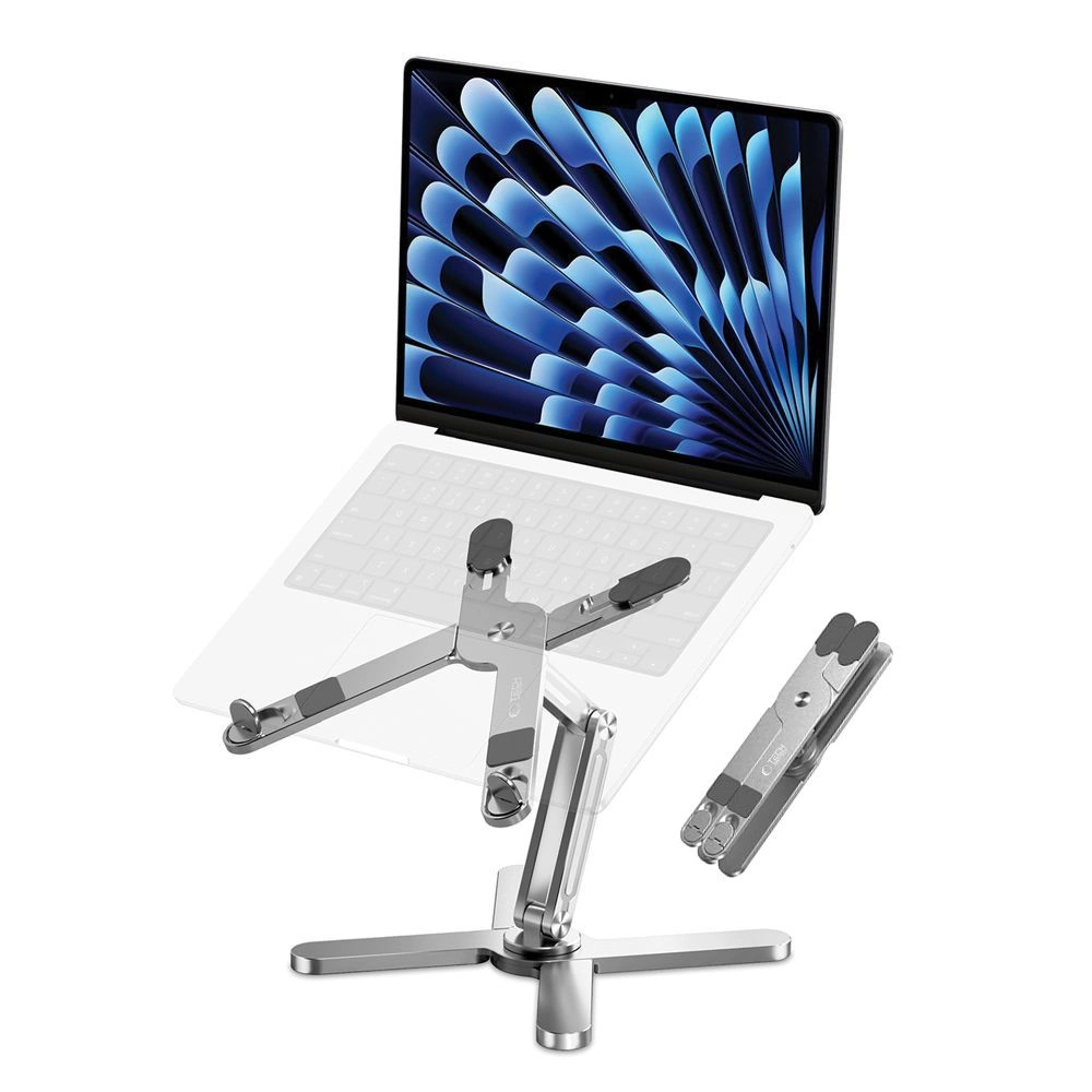 Tech-Protect ULS200 universal stand for laptops up to 16" - silvereng