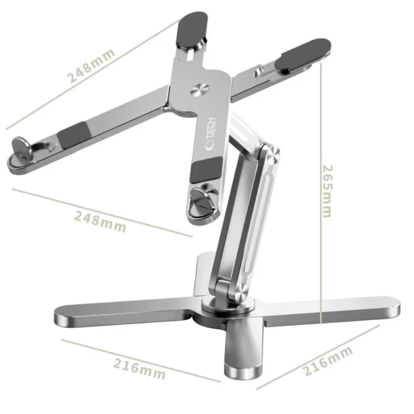 Tech-Protect ULS200 universal stand for laptops up to 16" - silvereng