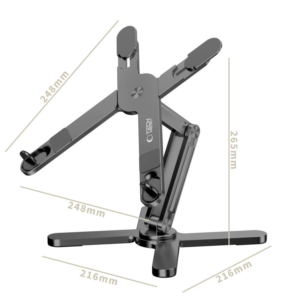 Tech-Protect ULS200 universal stand for laptops up to 16" - grayeng