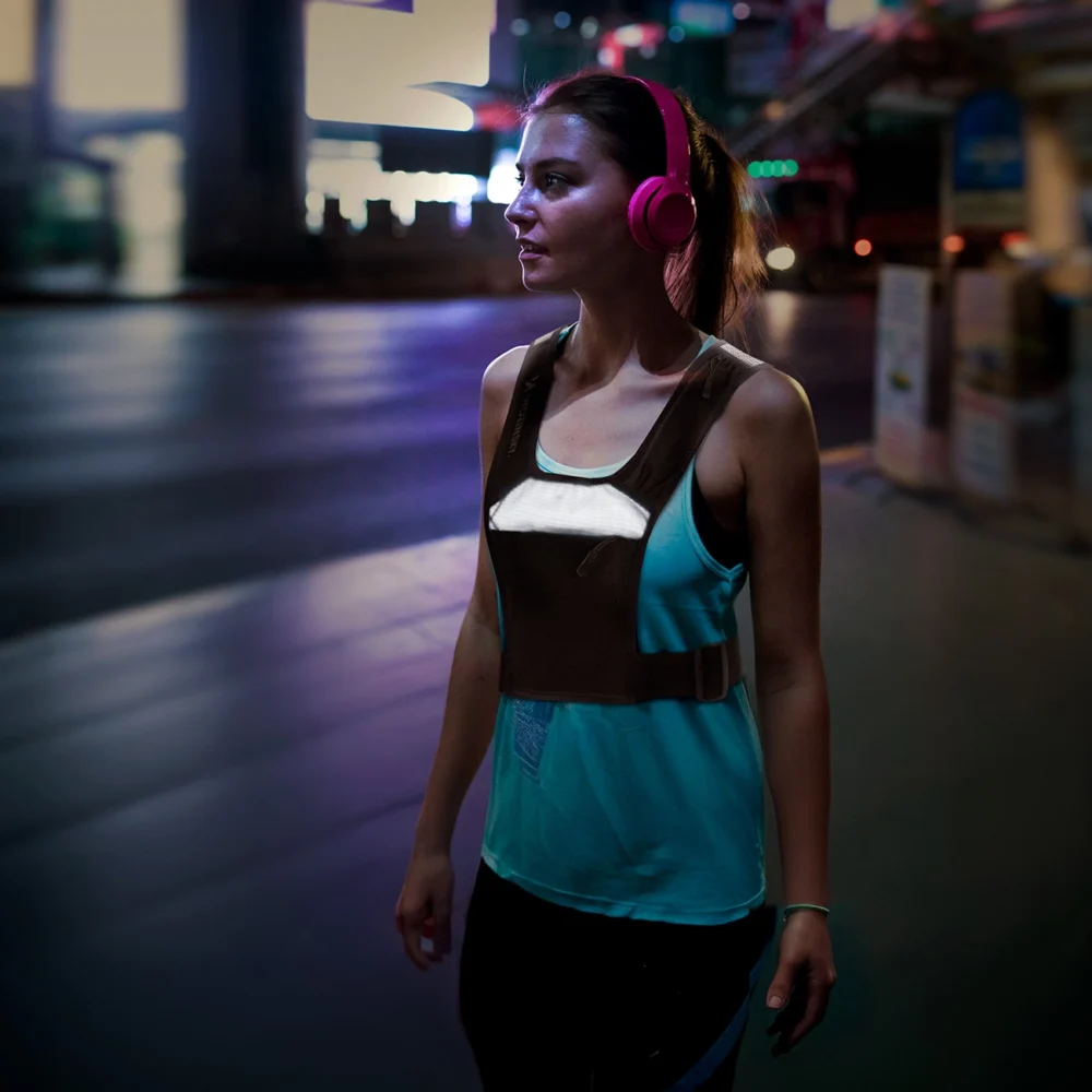 Wozinsky WKDB1 Reflective Running Vest - Blackeng