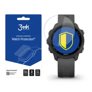 3mk Watch Protection™ v. FlexibleGlass hybrid glass on Garmin Forerunner 245eng