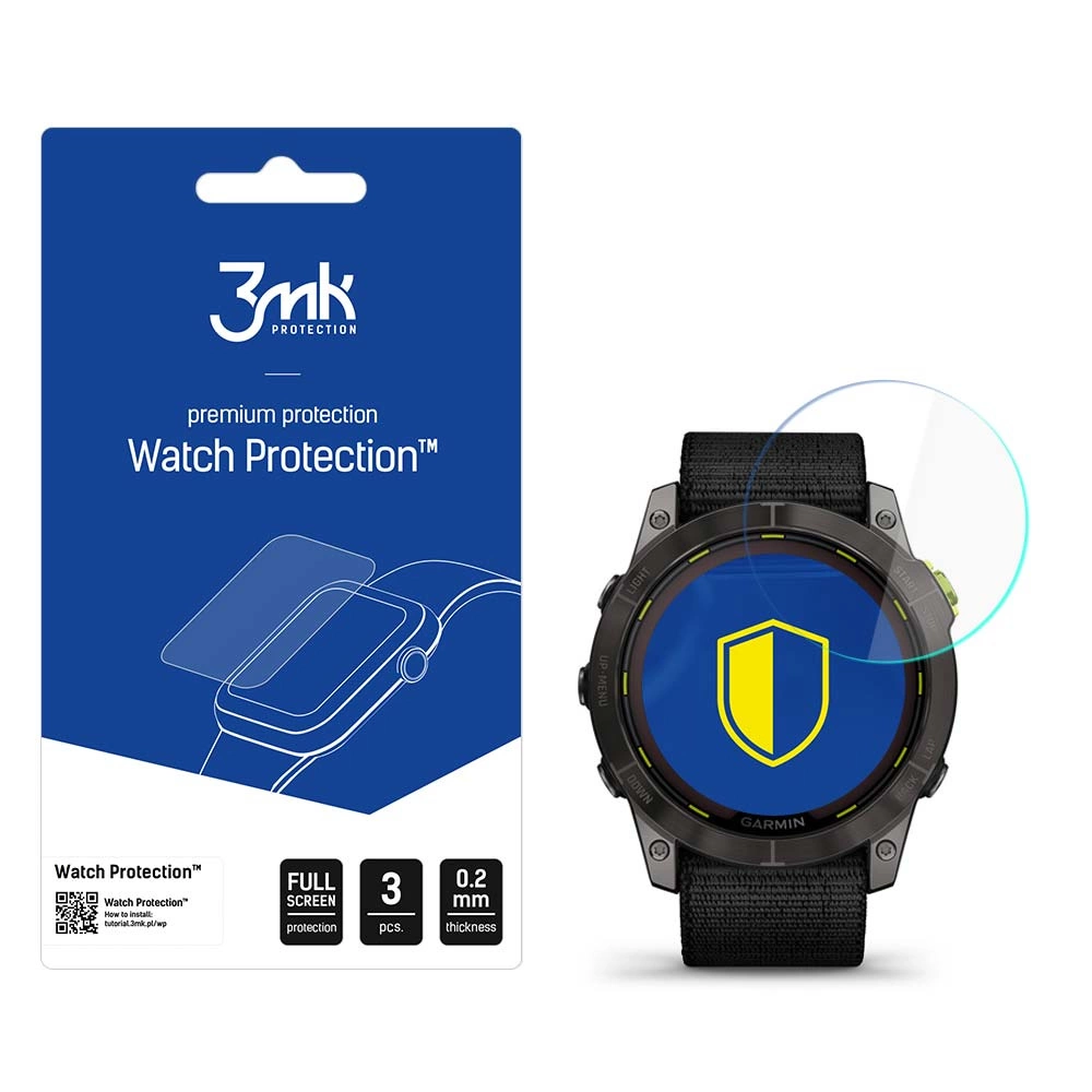 3mk Watch Protection™ v. FlexibleGlass hybrid glass for Garmin Enduro 2 51 mmeng