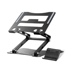 Laptop stand Wozinsky WRS-CPY75DSB aluminum + Free! smartphone stand - blackeng