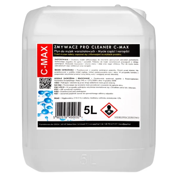 Liquid parts and tools remover for workshop washer PRO CLEANER C-MAX 5Leng
