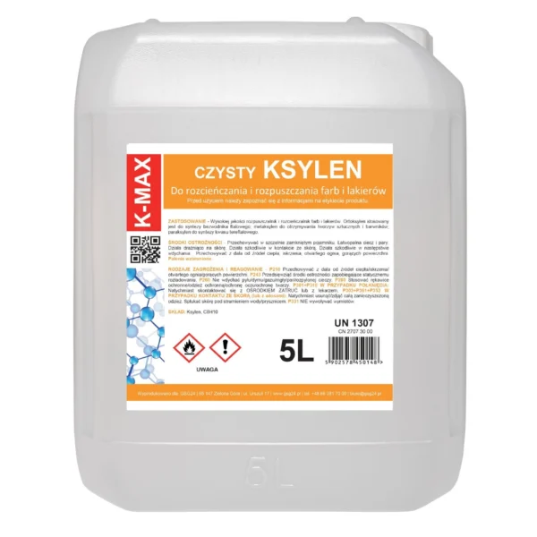 Xylene solvent organic thinner for paints and varnishes K-MAX 5Leng
