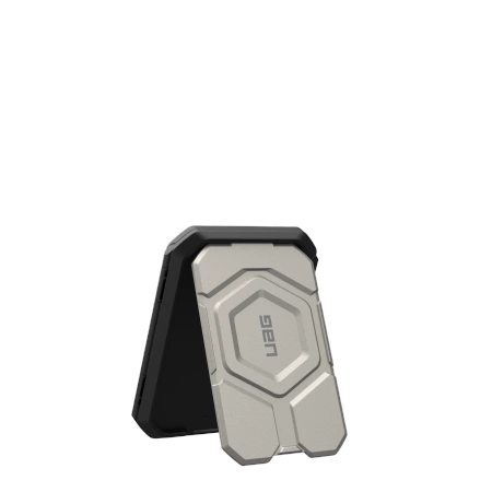 UAG Magnetic Wallet with MagSafe Compatible Stand - Titaniumeng