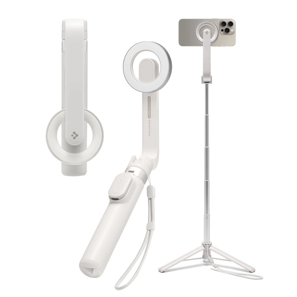 Selfie stick Spigen S571W MagSafe Bluetooth with tripod - beigeeng
