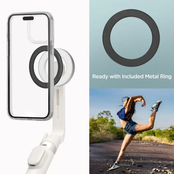 Selfie stick Spigen S571W MagSafe Bluetooth with tripod - beigeeng