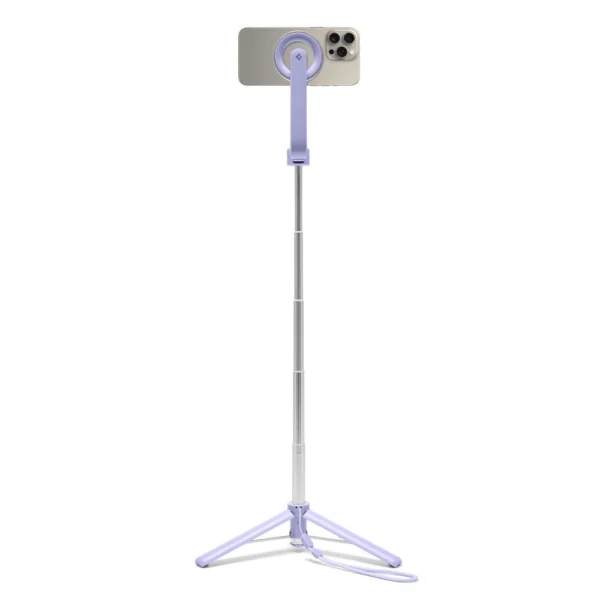 Spigen S571W MagSafe Bluetooth Selfie Stick with Tripod - Purpleeng