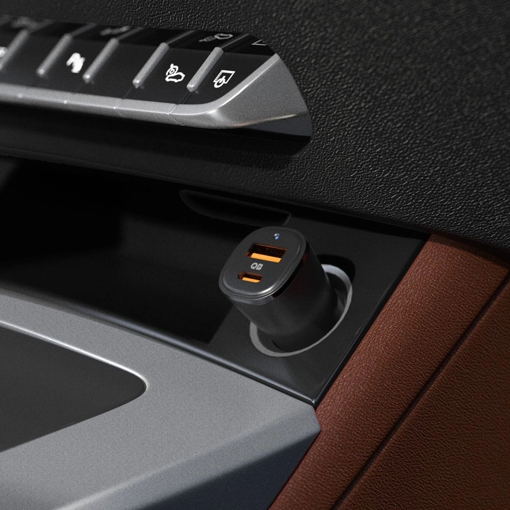 Spigen ArcStation Essential EV482 48W Car Charger - Blackeng