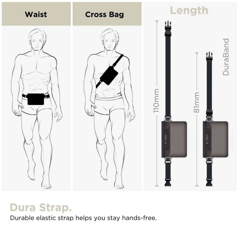 Tech-Protect UWP10 Waterproof Bag - Blackeng
