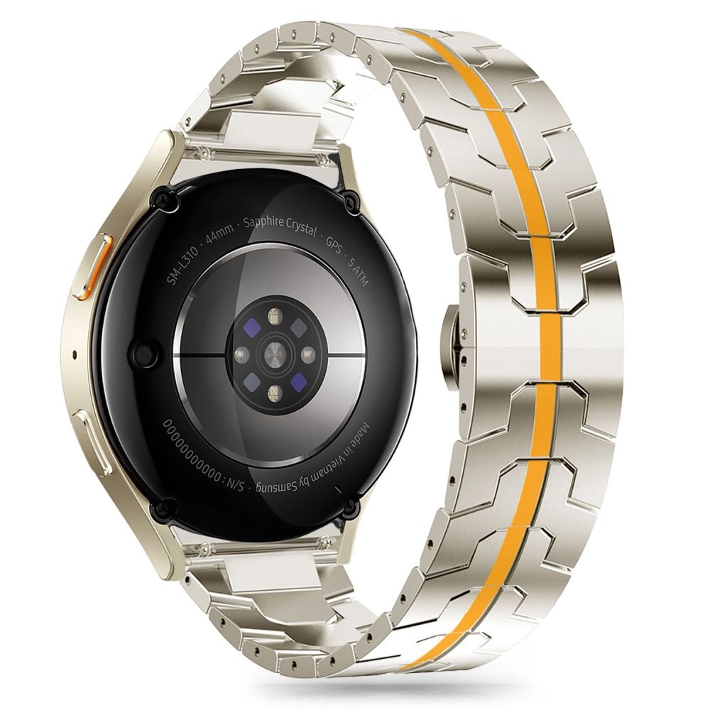 Tech-Protect Stainless Line Bracelet for Samsung Galaxy Watch 4 / 5 / 5 Pro / 6 / 7 / FE - Titaniumeng