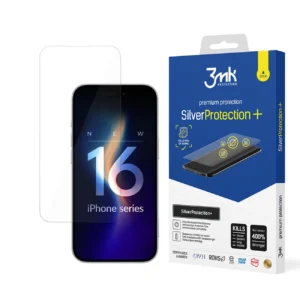 Antibacterial protective film 3mk SilverProtection+ for iPhone 16 Pluseng