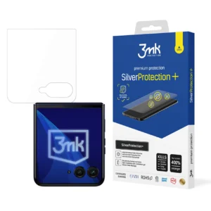 Antibacterial protective film 3mk SilverProtection+ for Motorola Razr 50 Ultra (front)eng