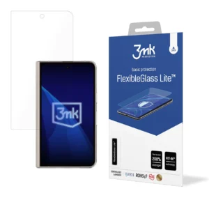 Hybrid glass 3mk FlexibleGlass Lite™ on Google Pixel Fold (front)eng