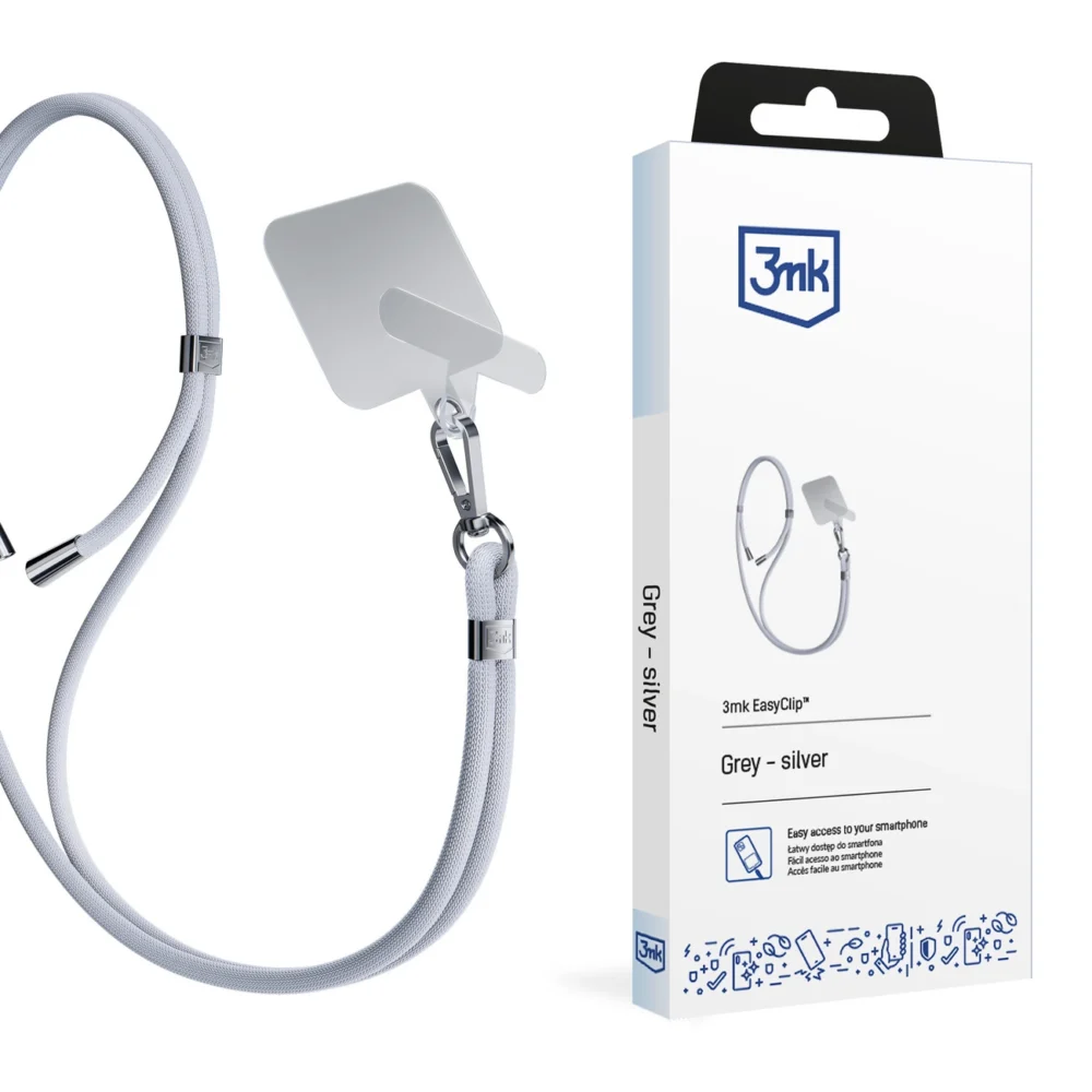 Smartphone Lanyard 3mk EasyClip - Grayeng