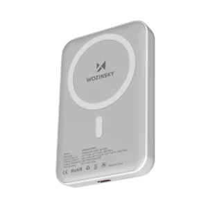 Wozinsky WRW349YWS 10,000 mAh Magnetic Power Bank - Whiteeng