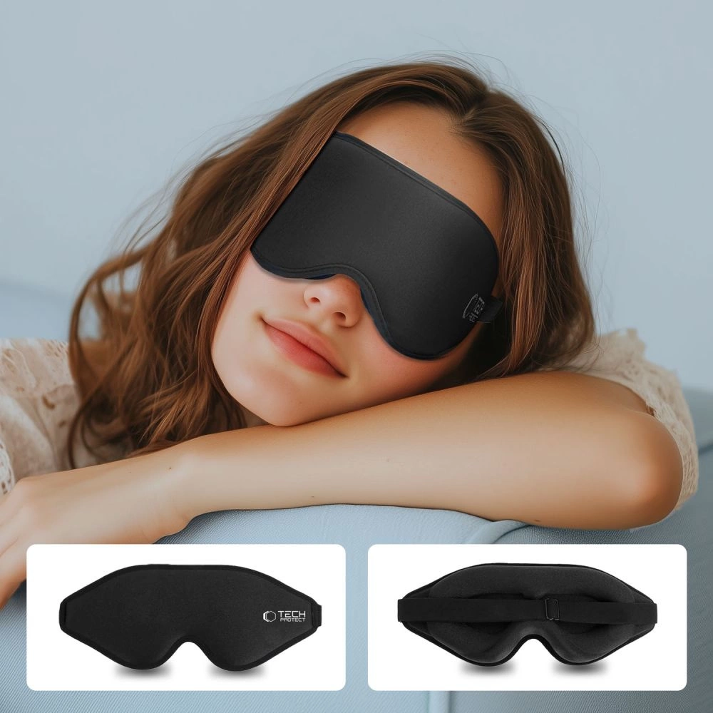 Tech-Protect Eyeshade Sleep Mask - Blackeng