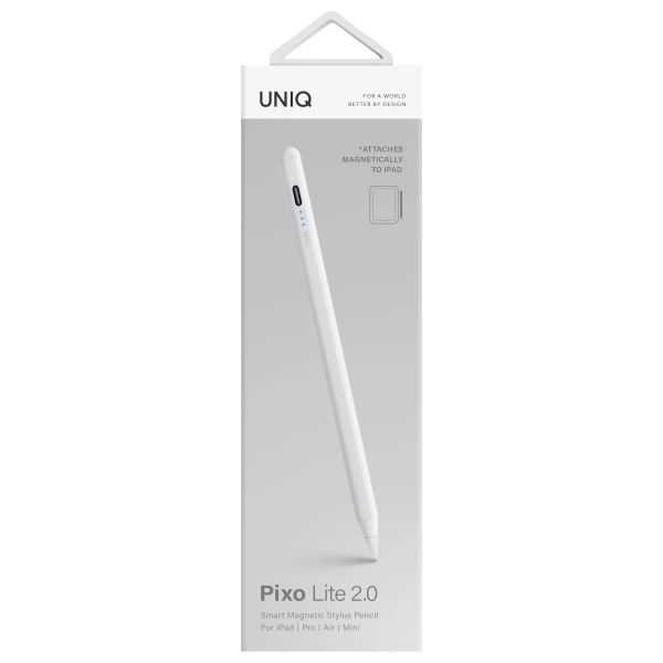 Uniq Pixo Lite 2.0 Magnetic Stylus for iPad - Whiteeng