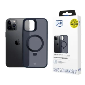 3mk Smoke Case Mag&Stand for Apple iPhone 12 pro max - blackeng