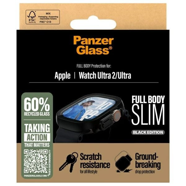 PanzerGlass Full Body Slim Apple Watch Ultra 2 / Ultra 49mm black/black 3718eng