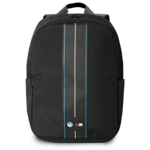 BMW Backpack BMBP15COMPVSKL 16" Black Nylon Blue Stripeeng