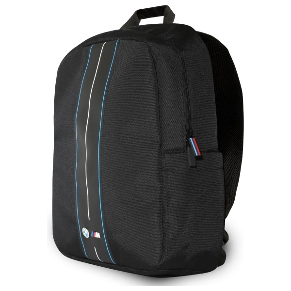 BMW Backpack BMBP15COMPVSKL 16" Black Nylon Blue Stripeeng