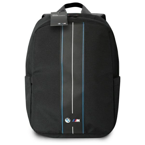 BMW Backpack BMBP15COMPVSKL 16" Black Nylon Blue Stripeeng